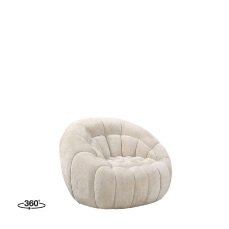 LABEL51 Fauteuil Cloud - Naturel - Elite - 1-Zits