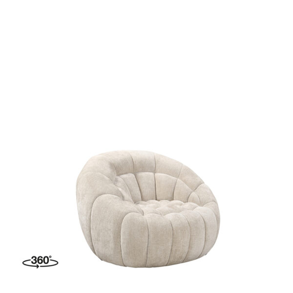 LABEL51 Fauteuil Cloud - Naturel - Elite - 1-Zits