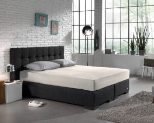 Enkel Jersey 135 gr. Hoeslaken Creme 190/200 x 200/220