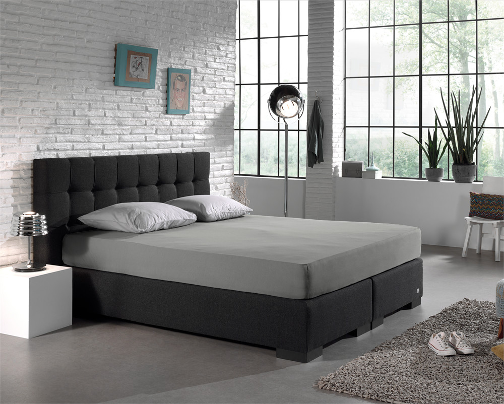 Dreamhouse Dubbel Jersey 220 gr. Hoeslaken Grijs 80/100 x 220 cm