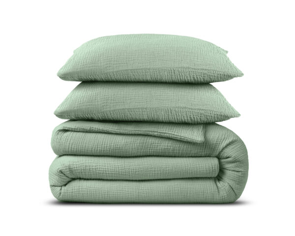 Mousseline Perkal Groen 240 x 200/220