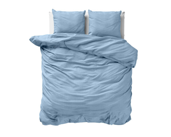 Mousseline Perkal Sky Blauw 200 x 200/220