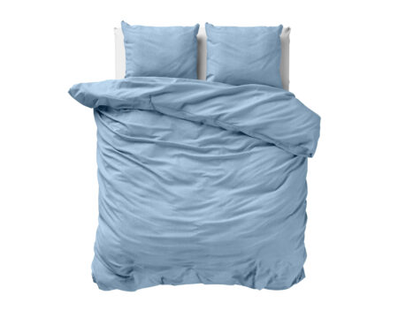 Mousseline Perkal Sky Blauw 200 x 200/220