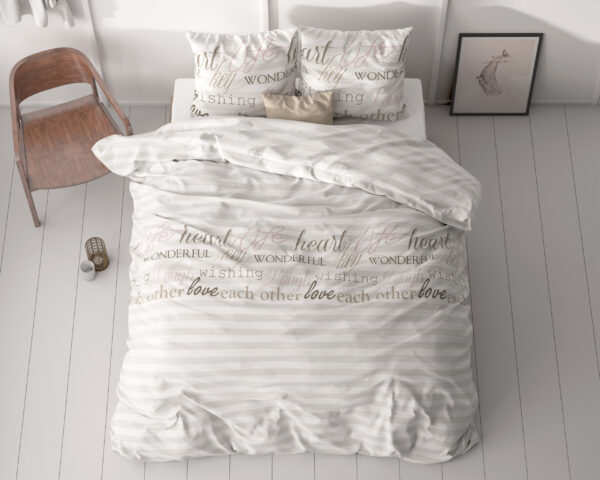 Sleeptime Pinky Words Roze 200 x 200/220 cm - Afbeelding 5