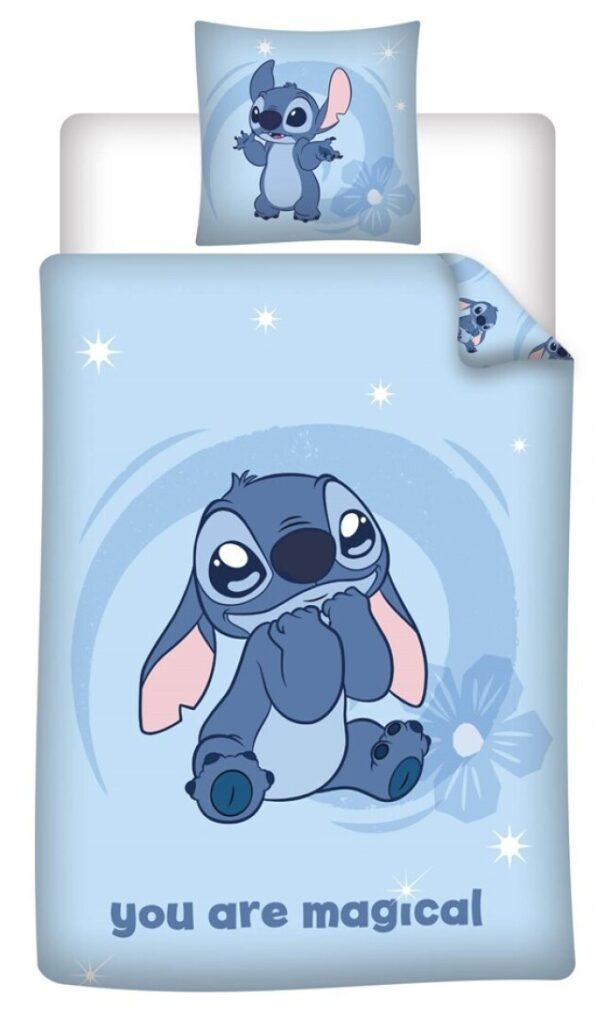 Stitch Dekbedovertrek Flanel blauw
