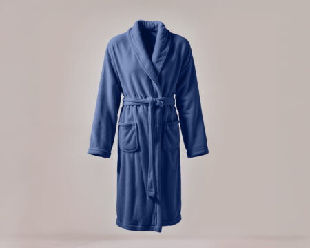 Coral fleece Badjas Navy L/XL