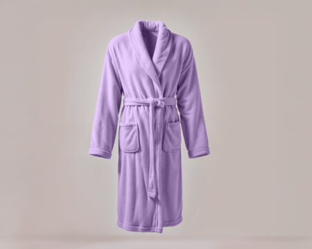 Coral fleece Badjas  Lila M/L