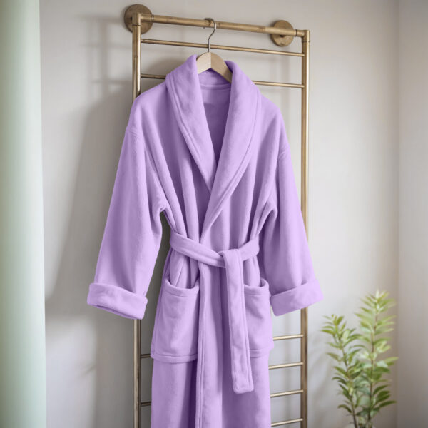 Coral fleece Badjas  Lila M/L
