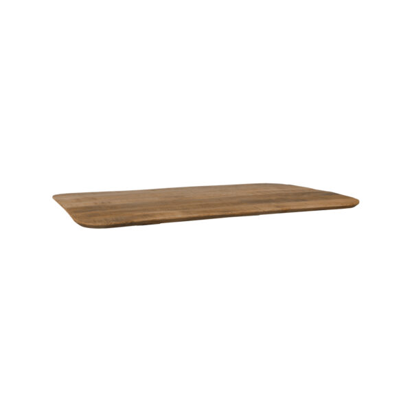 LABEL51 Eetkamertafel Tafelblad Sloppy Edge - Nature - Mangohout - 120 cm Sloppy