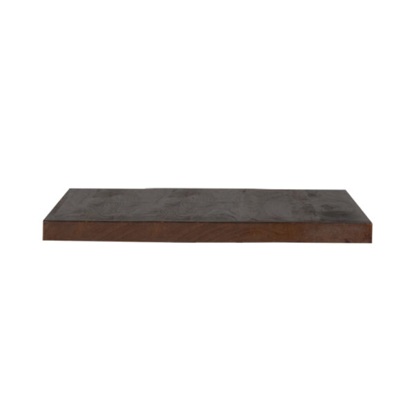 LABEL51 Eetkamertafel Tafelblad Straight Edge - Espresso - Mangohout - 120 cm Straight