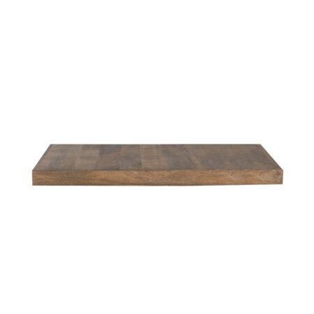 LABEL51 Eetkamertafel Tafelblad Straight Edge - Rough - Mangohout - 120 cm Straight
