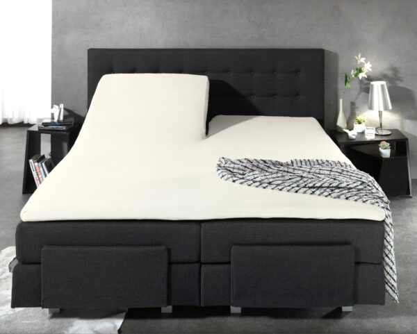 Dreamhouse Splittopper Katoen Hoeslaken Creme 180 x 210 cm - Afbeelding 4