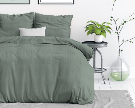 Stone washed Groen 140 x 200/220