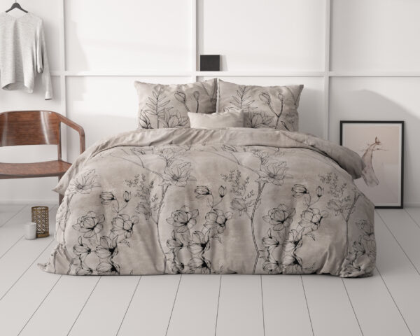 Sleeptime Dora Taupe 140 x 200/220 cm - Afbeelding 4