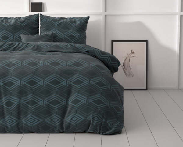 Sleeptime Wavey Navy 140 x 200/220 cm - Afbeelding 3