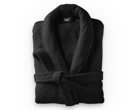 Soft Terry Badjas Zwart L-XL