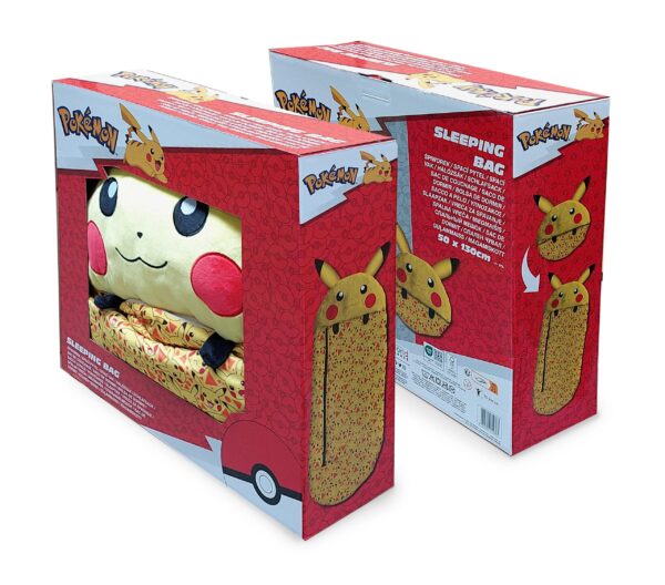 Pokémon slaapzak Pikachu 50 x 130 cm - polyester -Geel - Afbeelding 2