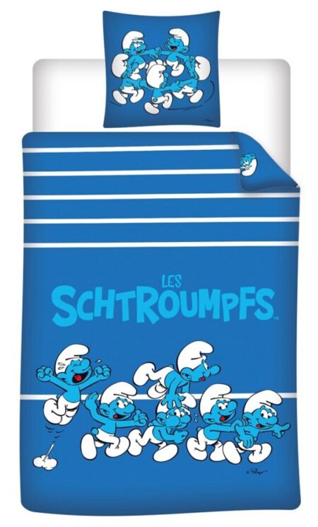 smurfen dekbedovertrek