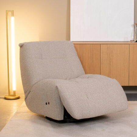 LABEL51 Fauteuil Relax & Recharge - Naturel - Boucle - One Size