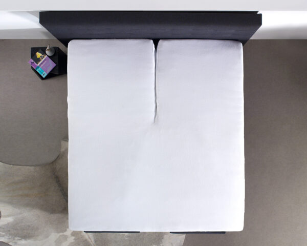 Dreamhouse Splittopper Katoen Hoeslaken Wit 180 x 210 cm - Afbeelding 3