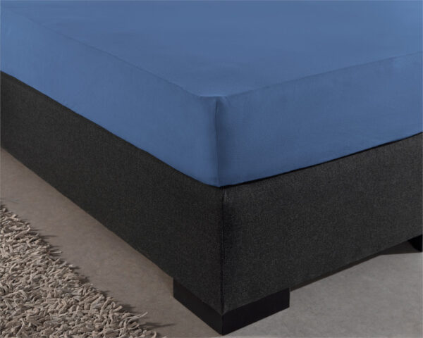 Dreamhouse Enkel Jersey 135 gr. Hoeslaken Blauw 140 x 200 cm - Afbeelding 4