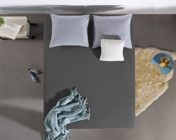 Dreamhouse Dubbel Jersey 220 gr. Hoeslaken Antraciet 190/200 x 220/230 cm - Afbeelding 4