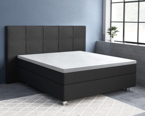 Primaviera Deluxe Topper Satijn Hoeslaken Wit 90 x 220 cm - Afbeelding 3