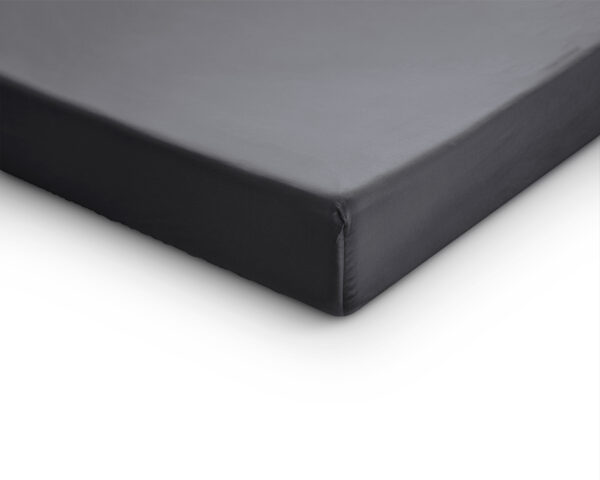 Primaviera Deluxe Splittopper Satijn Hoeslaken Antraciet 180 x 200 cm - Afbeelding 4