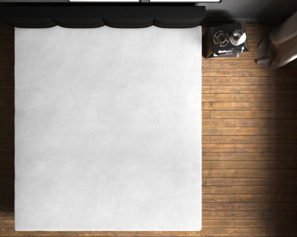 Sleeptime Velvet Hoeslaken Wit 140 x 200 cm - Afbeelding 3