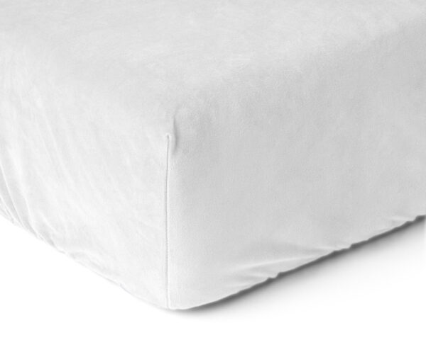 Sleeptime Velvet Hoeslaken Wit 140 x 200 cm - Afbeelding 4
