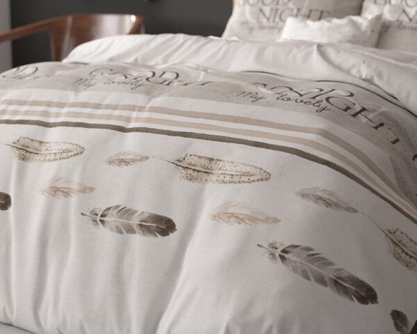 Sleeptime Good Night Wit 140 x 220 cm - Afbeelding 5