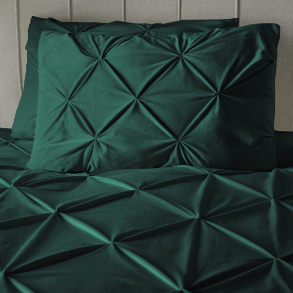 Sleeptime Velvet Pintuck Groen 240 x 200/220 cm - Afbeelding 4