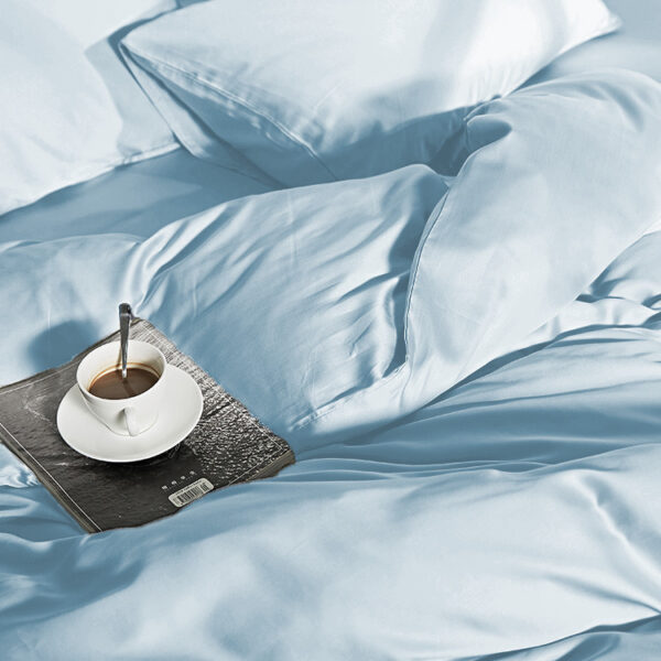 Primaviera Deluxe 100% Bamboo Blauw 200 x 200/220 cm - Afbeelding 3