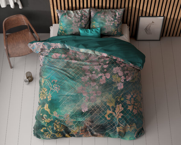 Raddison Flower Groen 200 x 200/220