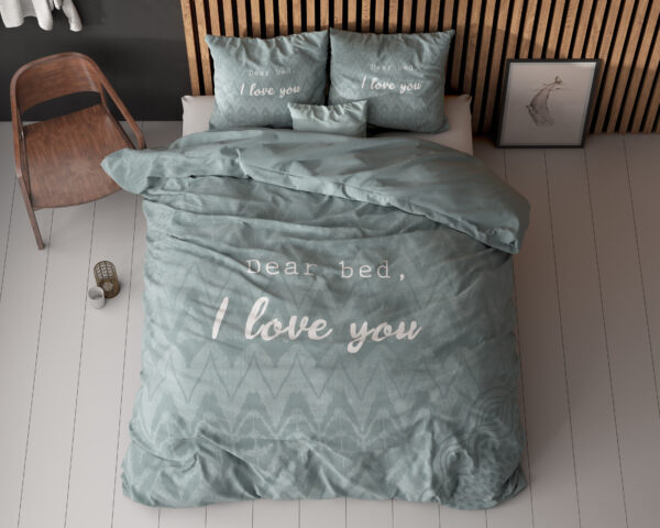 I Love Bed Groen 140 x 200/220