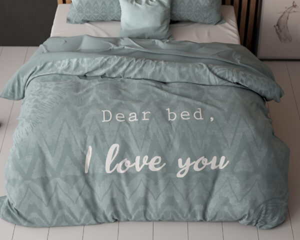Sleeptime I Love Bed Groen 140 x 200/220 cm - Afbeelding 5