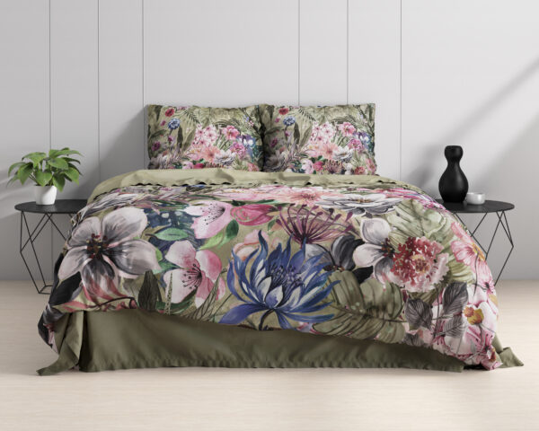 Aurelie Groen 140 x 200/220 + 1 x kussensloop 60x70