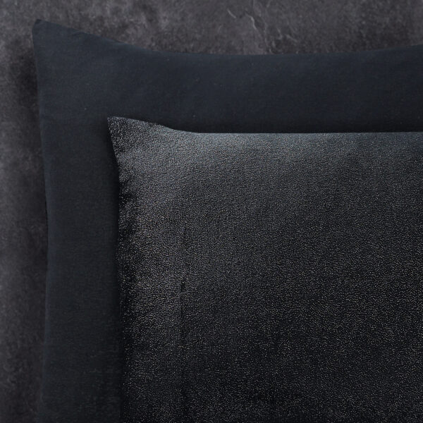 Sleeptime Glamour Flanel Deco Foil Zwart 240 x 200/220 cm - Afbeelding 4