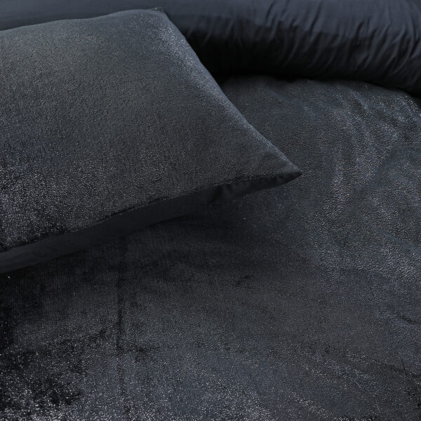 Sleeptime Glamour Flanel Deco Foil Zwart 140 x 200/220 cm - Afbeelding 5