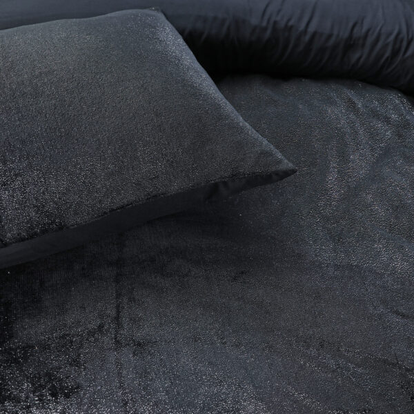 Sleeptime Glamour Flanel Deco Foil Zwart 240 x 200/220 cm - Afbeelding 5