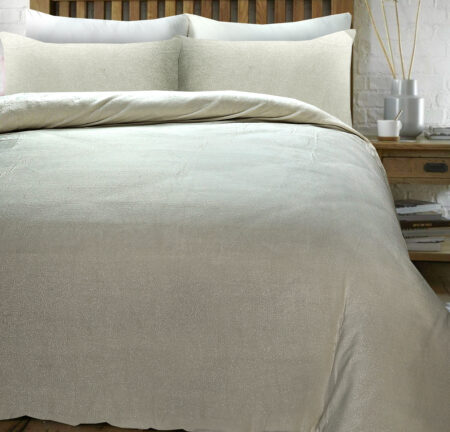 Glamour Flanel Deco Foil Creme 140 x 200/220