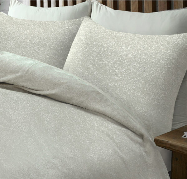 Sleeptime Glamour Flanel Deco Foil Creme 140 x 200/220 cm - Afbeelding 3