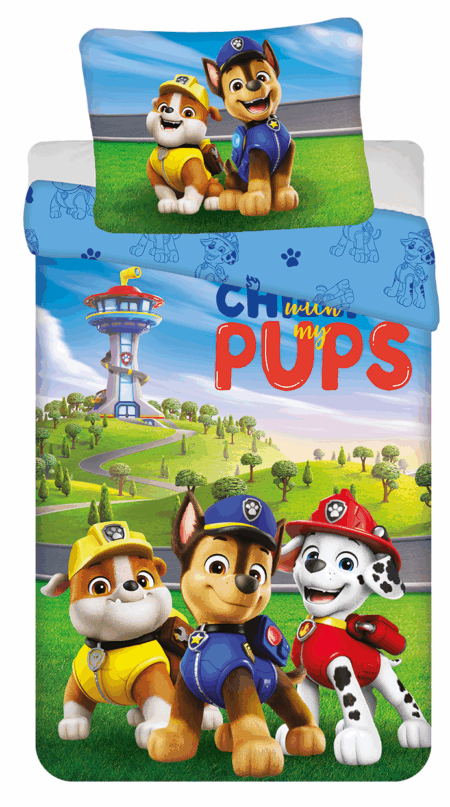Paw Patrol dekbedovertrek 140 x 200 cm - 70 x 90 cm (polyester) - pre order