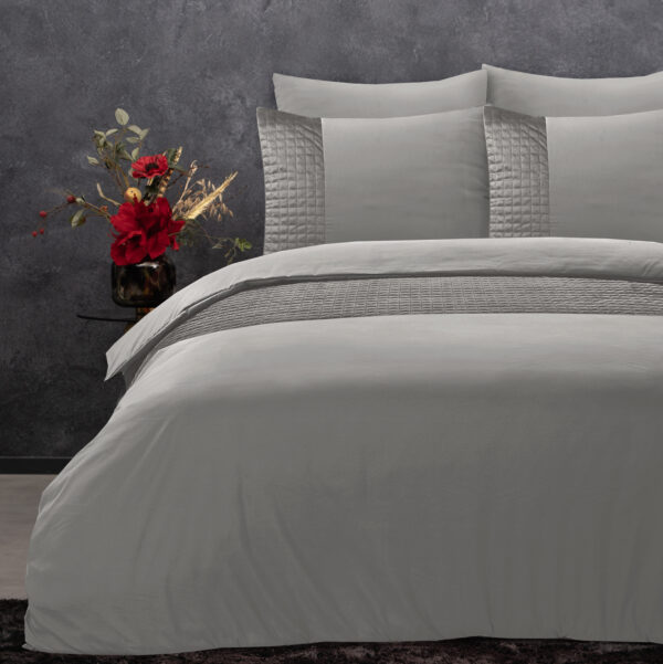 Sleeptime Velvet Band Zand 240 x 220 cm - Afbeelding 3