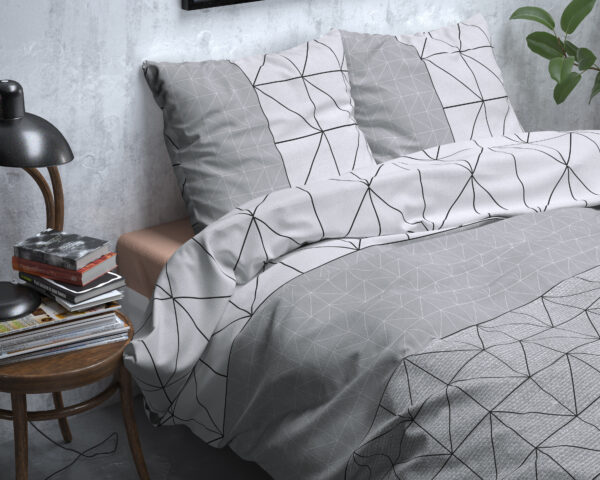 Sleeptime Flanel Gino Grijs 140 x 200/220 cm - Afbeelding 3