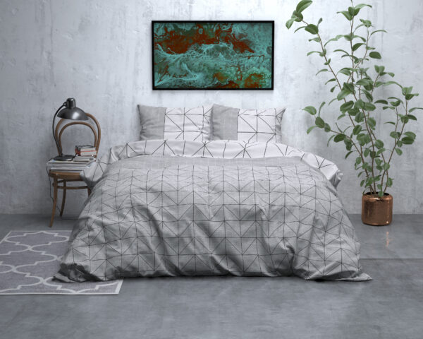 Sleeptime Flanel Gino Grijs 140 x 200/220 cm - Afbeelding 5