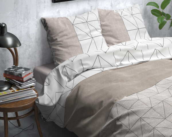 Sleeptime Flanel Gino Taupe 200 x 200/220 cm - Afbeelding 3