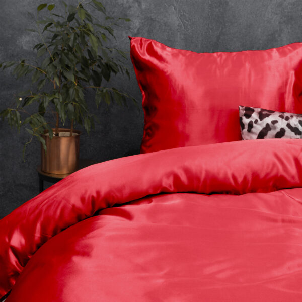 Sleeptime Beauty Skin Care Dekbedovertrek Rood 200 x 220 cm - Afbeelding 5