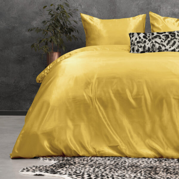 Sleeptime Beauty Skin Care Dekbedovertrek Goud 200 x 220 cm - Afbeelding 4
