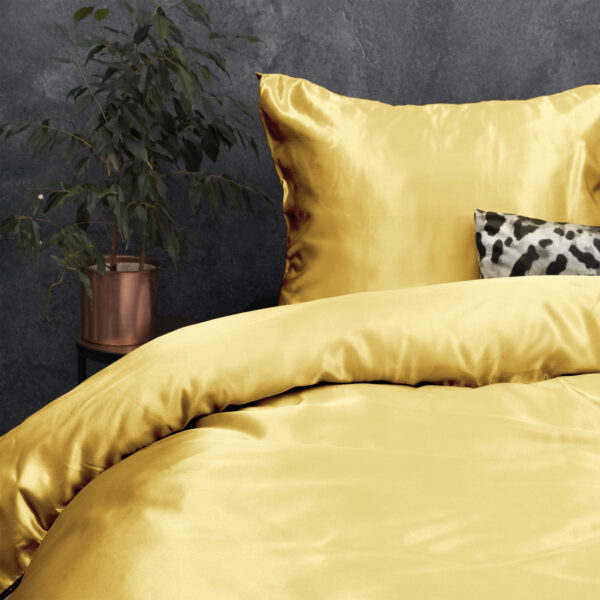Sleeptime Beauty Skin Care Dekbedovertrek Goud 200 x 220 cm - Afbeelding 5